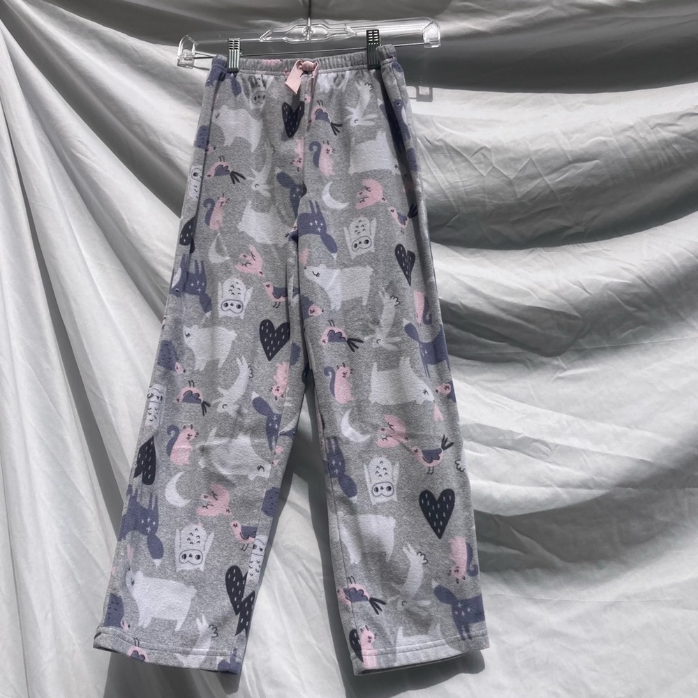 Carter’s Pajama Pants Gray with Animals, Size 8